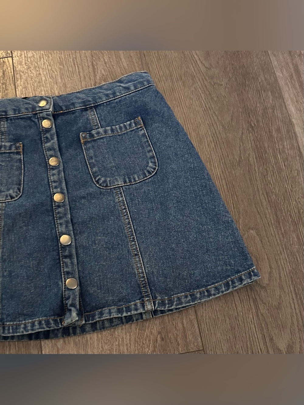 BDG Urban Outfitters High Waisted Denim Mini Skirt Size Medium - Picture 5 of 8